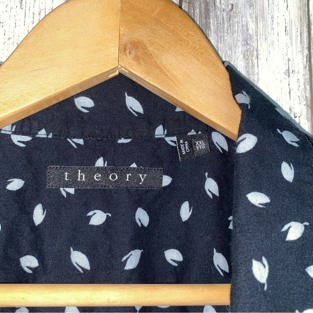 Theory Morsey Floret Print Button Down - Picture 4 of 4